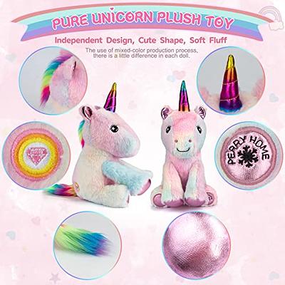 Rainbow Unicorn Pendant Necklace for Girls Ages 3-10