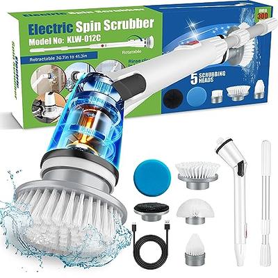 Alloyman Electric Spin Scrubber 1000RPM Waterproof Adjustable Extension Arm