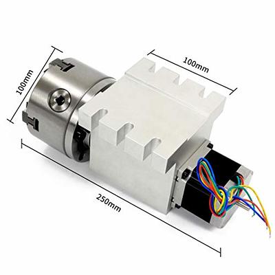  OMTech Rotary Axis Attachment for 40W co2 Laser Engraver,  Barrel Rolling Cylinder Surface Rotation Platform for K40 Laser Engraver,  360 Degree Rotating Axis : Electronics