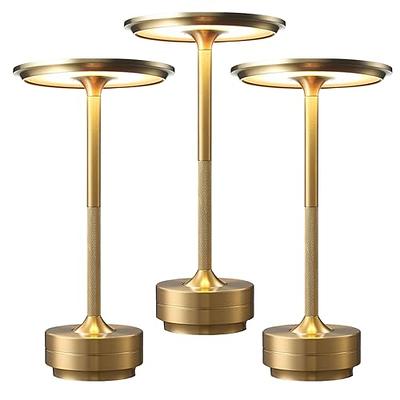 Lumisom Crystal lamp lumison Crystal Lantern Table lamp 3 Colors  Rechargeable Cordless led Portable Metal Table lamp for Lights for  Restaurant/Bedroom/bar/Cafe/Camping Lights (Gold 3pcs) - Yahoo Shopping