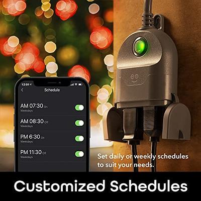 Aoycocr Bluetooth WiFi Smart Outlet Plug with Timer Function