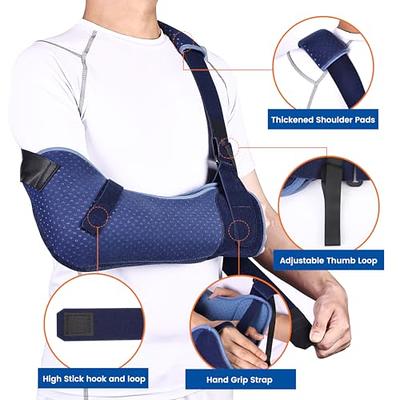 Willcom Arm Sling for Shoulder Injury with Waist Strap - Immobilizer Brace  Support for Sleeping, Rotator Cuff Surgery (Comfort Version, Right, Small)  - Yahoo Shopping