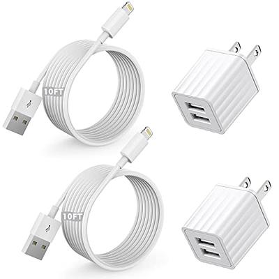  3 Pack [ Apple MFi Certified ]iPhone Charger 6ft,Long Lightning  to USB Cable 6 Feet,Fast Apple Charging Cable Cord 6 Foot for iPhone 14/14  Max/13Pro Max/12Mini/11Pro/11/XS/XR/8/7/6s/iPad,Air Original : Electronics