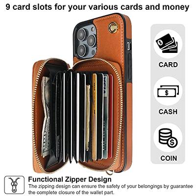 for iPhone 11 Pro Max Case Wallet with Strap for Women,Crossbody