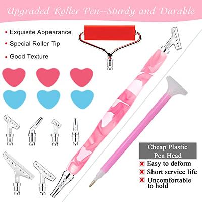 Sonsage Metal Tips Diamond Art Painting Resin Pen Pink 5D Ergonomic  Diamonds Art Roller Accessories and Tools Set Dots Round Square Drill Wax  Pens Only Holder Supplies - Yahoo Shopping