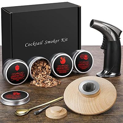 Cocktail Smoker Kit for Men, Drink Smoker Infuser Kit for Bourbon Wine  Cheese Salad and Meats, Old Fashioned Whiskey Smoker Infuser Kit Whiskey  Men