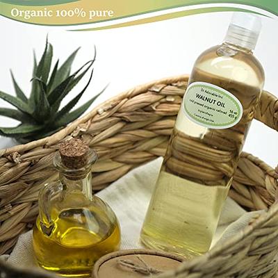 Walnut Oil Organic Carrier Cold Pressed Premium Natural Pure 2 oz