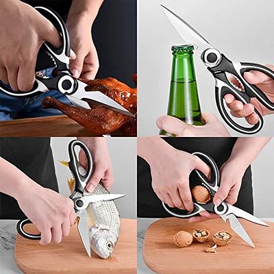 3pcs Stainless Steel Kitchen Scissors Set, Multifunctional Poultry Shears  Strong Food Scissors