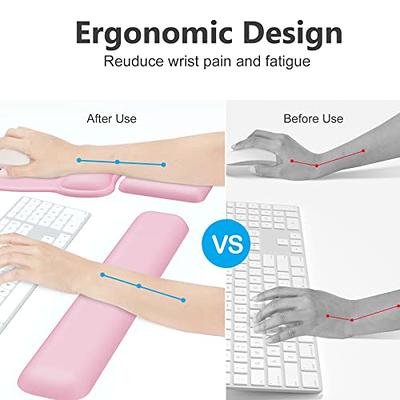 hueilm Ergonomic Mouse Pad Wrist Support,Pain Relief Mouse Pad