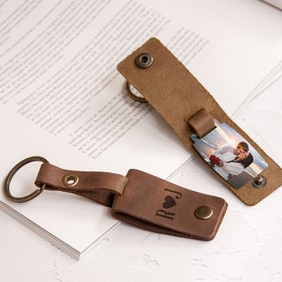 Custom Made Gifts, Engraved Leather Key Chains