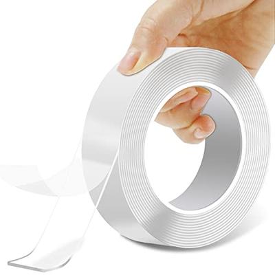 YOETSPDS 20 PCS Double Sided Sticky Pads Clear Mounting Rectangle Tape  Adhesive Tape for Wall Hanging Double Sided Nano Mounting Tape for Craft  Home