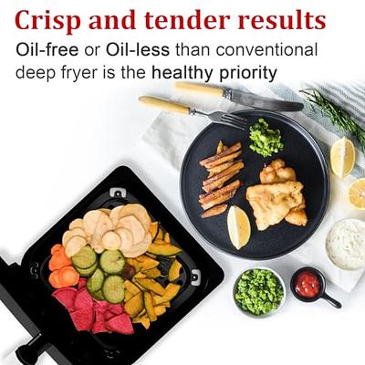 FROVEN Silicone Air Fryer Liners Round Reusable 8.5 inch Pot 2Pack Air  Fryer Liner for 4 to 7 QT Airfryer Liners Silicone Basket Non Stick Tray