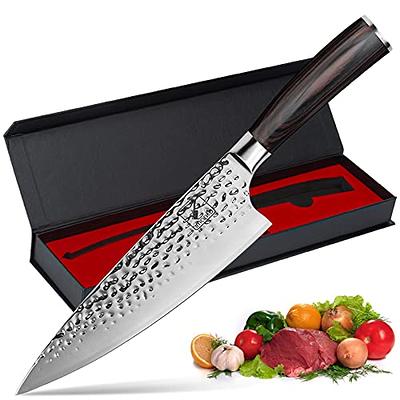  FULLHI Knife Set 13pcs Japanese Knife Set, Multiple Colour  Premium German Stainless Steel Kitchen Knife Set with Knife roll package  (coffee wood handle): Home & Kitchen