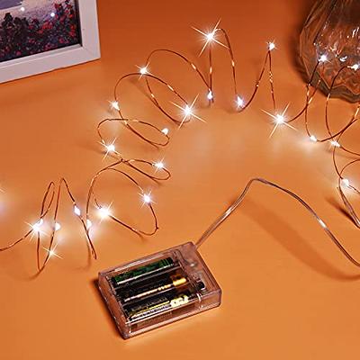 Led String Lights, Battery Powered Copper Wire Starry Fairy Lights, Battery  Operated Lights for Bedroom, Christmas, Parties, Wedding, Centerpiece,  Decoration (5m/16ft Warm White) 