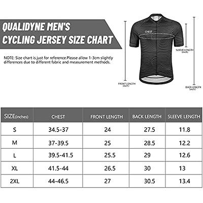 Men's Cycling Bike Jersey Short Sleeve with 3 Rear Pockets Bicycle