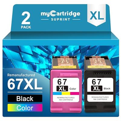 67 XL Ink Cartridge for HP 67XL For deskjet 2700e 2720e Envy 6000e 6055  Printers