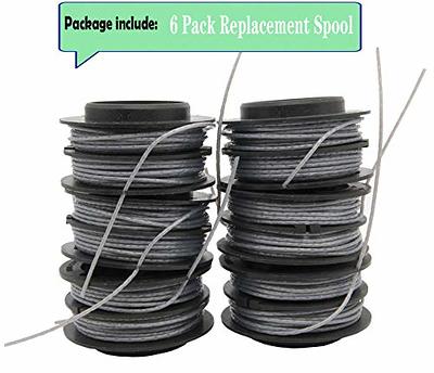 IVONNEY SF-080 Replacement Spool for Black and Decker Trimmer Spool  Compatible with GH3000 LST540 LST540B GH3000R, 20-Foot 0.08-Inch Auto Feed  Trimmer