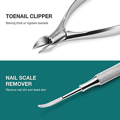 Toe Nail Clippers Thick Nails Ingrown Toenails Nippers Cutters Nail  Correction Dead Skin Dirt Remover Pedicure Care Tool