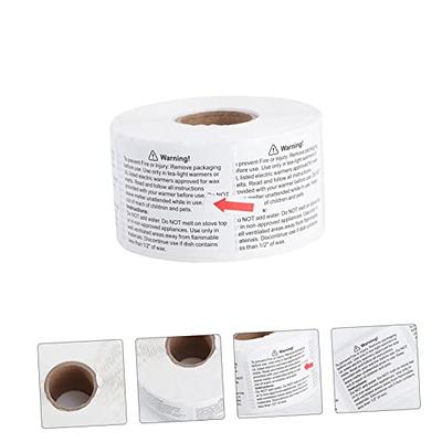 VILLCASE 1 Roll Candle Warning Sticker Candle Safety Decal Seal Stickers  Round Candle Sticker Handmade Candle Stickers Tea Light Candles Candle Jar  Safety Decal Paper Manual Gift - Yahoo Shopping