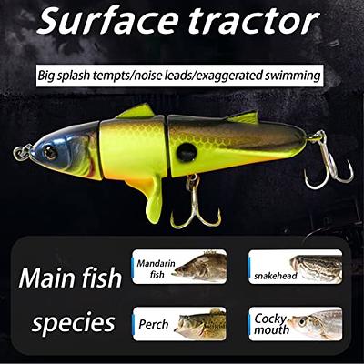 Frog Crank Fishing Lure with 3D Bionic Eyes Soft Body Frog Lure Suitable  for Perch Freshwater Seawater Fishing