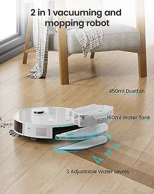 LuBlueLu LASER LIDAR Robot Vacuum with Mop & Advanced Mapping