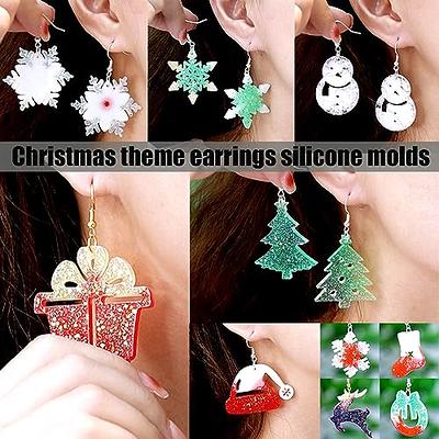 ZQYSING (5 Pack) Resin Earring Molds, Resin Jewelry Molds Christmas  Silicone Pendant Molds for Women Girls Epoxy Resin Christmas Pendant -  Yahoo Shopping