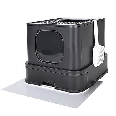 Source Easy Clean Cat No Smell Anti-Splashing Litter Box Private Space Top  Entry Foldable Covered Kitty Litter Pan on m.