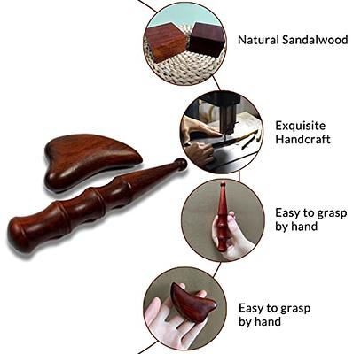 Heated Gua Sha Scraping Massage Tool by TheraStone; Gua Sha Skin Scraping  Stone with Heat 