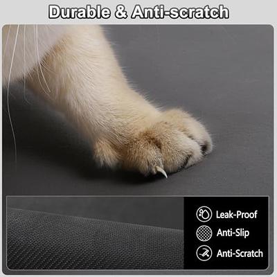 24 X 16 in Absorbent Pet Feeding Mat, Quick Dog Mat for Food and Water  Bowl, No Stains Easy Clean Dog Food Mats for Floors, Dry Dog Water Bowl Mat  for