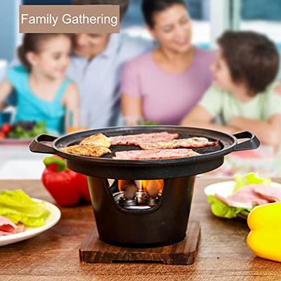 Mini BBQ Grill, Smokeless Portable Tabletop Non Stick Barbecue