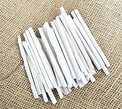 Eujgoov 6 Pcs White Charcoal Pencils Set White Chalk Pencils Soft