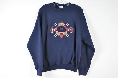 Vintage 90s Teddy Bear Crew Neck Pullover Sweatshirt