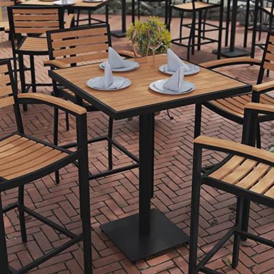 Flash Furniture Lark Commercial Grade Bar Height Patio Table