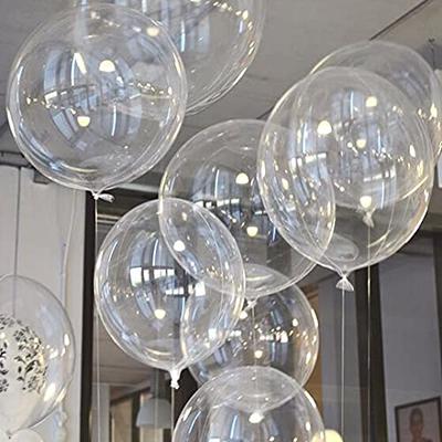 16 Pcs Bobo Balloons Bulk Clear Wide Mouth Bobo Balloons for