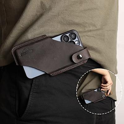 Topstache Leather Phone Holster,Samsung S23 S22 Belt Holder, iPhone 14  Pro,iPhone 14 Leather Phone Case,Universal Phone Pouch for Belt,Leather  Phone