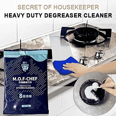 Mof Chef Cleaner Powder, 500g MOF Chef Cleaner Powder,Heavy Oil Stain  Powder Cleaner,Stubborn Stain & Grease Remover,Suitable for indoor cleaning