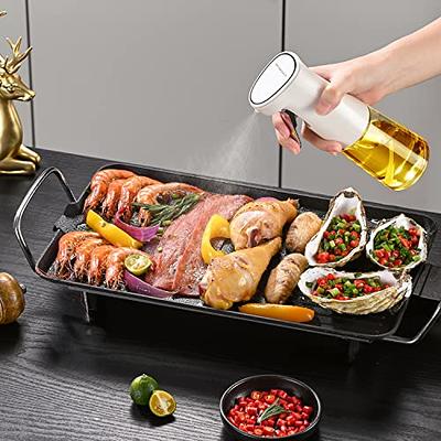 Continuous Spray Olive Oil Mister Dispenser Sprayer for Cooking | Best Air  Fryer Accessories | Refillable Glass Bottle Spritzer | Unique Kitchen Tools