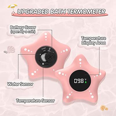 Baby Bath Thermometer - Digital Bathtub Temperature Thermometer, Kids  Bathroom Safety Bathing Floating Toy for Infant Newborn, Silent Color  Warning