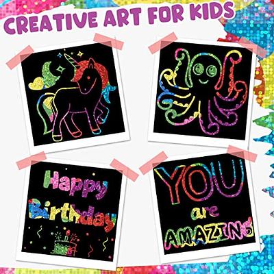  ZMLM Scratch Paper Art Gift Christmas for Kids: Magic