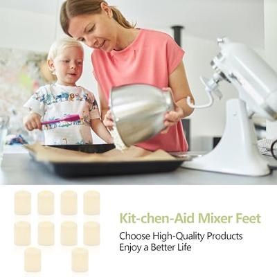 Mixer Rubber Feet Compatible with KitchenAid Stand Mixers Feet, (5 Pack)  Mixer Feet Pads, Mixer Rubber Feet Replacement Parts 4161530, 9709707, for