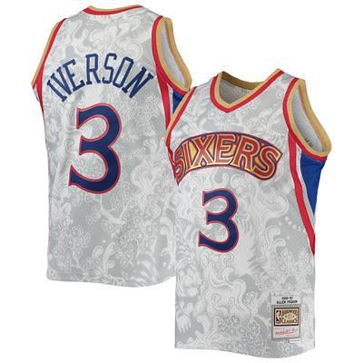 Sam Cassell Houston Rockets Mitchell & Ness 1993-94 Hardwood Classics  Doodle Swingman Jersey - White