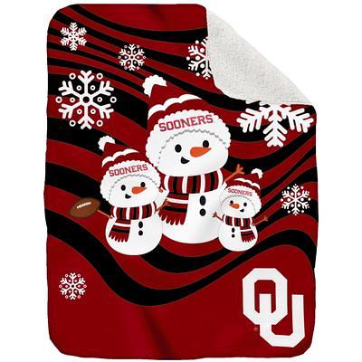 San Francisco 49ers 60'' x 70'' Snowman Sherpa Holiday Throw Blanket 