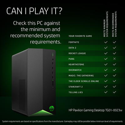 Restored HP Pavilion Gaming R5 1650 Super, 8GB/256GB Gaming Desktop (Refurbished) - Yahoo Shopping