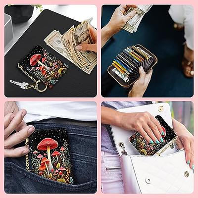  imeetu RFID Credit Card Holder, Small Leather Zipper