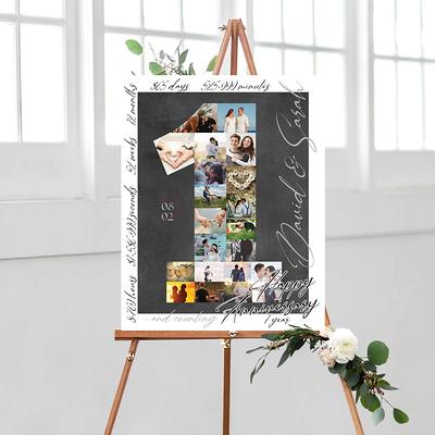 1ST ANNIVERSARY, Anniversary Photo Collage, Anniversary Gift for