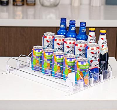 Double-layer Soda Can Organizer For Refrigerator, Pet Beverage Can