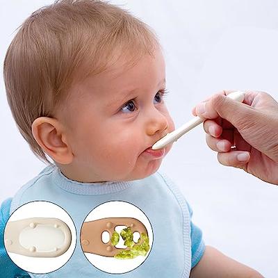 COZYPANDA Baby Spoons, Baby Led Weaning Spoons for Stage 1 + Stage 2,  Toddler Spoons with Soft-Tip Soothness Gums, 2 Pcs Silicone Baby Spoon, Baby  Spoons Self Feeding 6 Months (Brown & Beige) - Yahoo Shopping