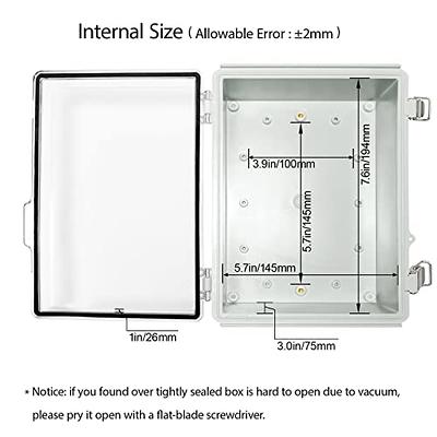 hinged waterproof plastic box, hinged waterproof plastic box