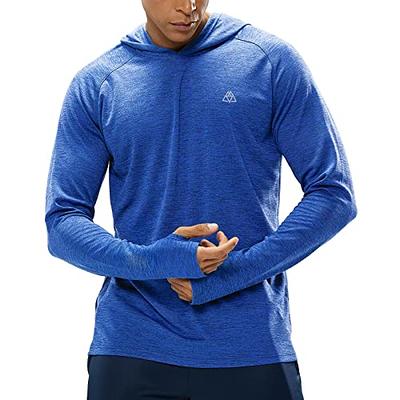 Men's Hiking Shirts UPF 50+ UV Sun Protection Hooded Jacket Long Sleeve  Shirt