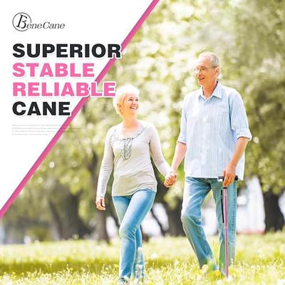 Honmido Walking Cane Foldable for Men & Women Seniors for Balance